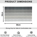 Plastic Shower Mat For Bathroom (36x68 Cm Grey )
