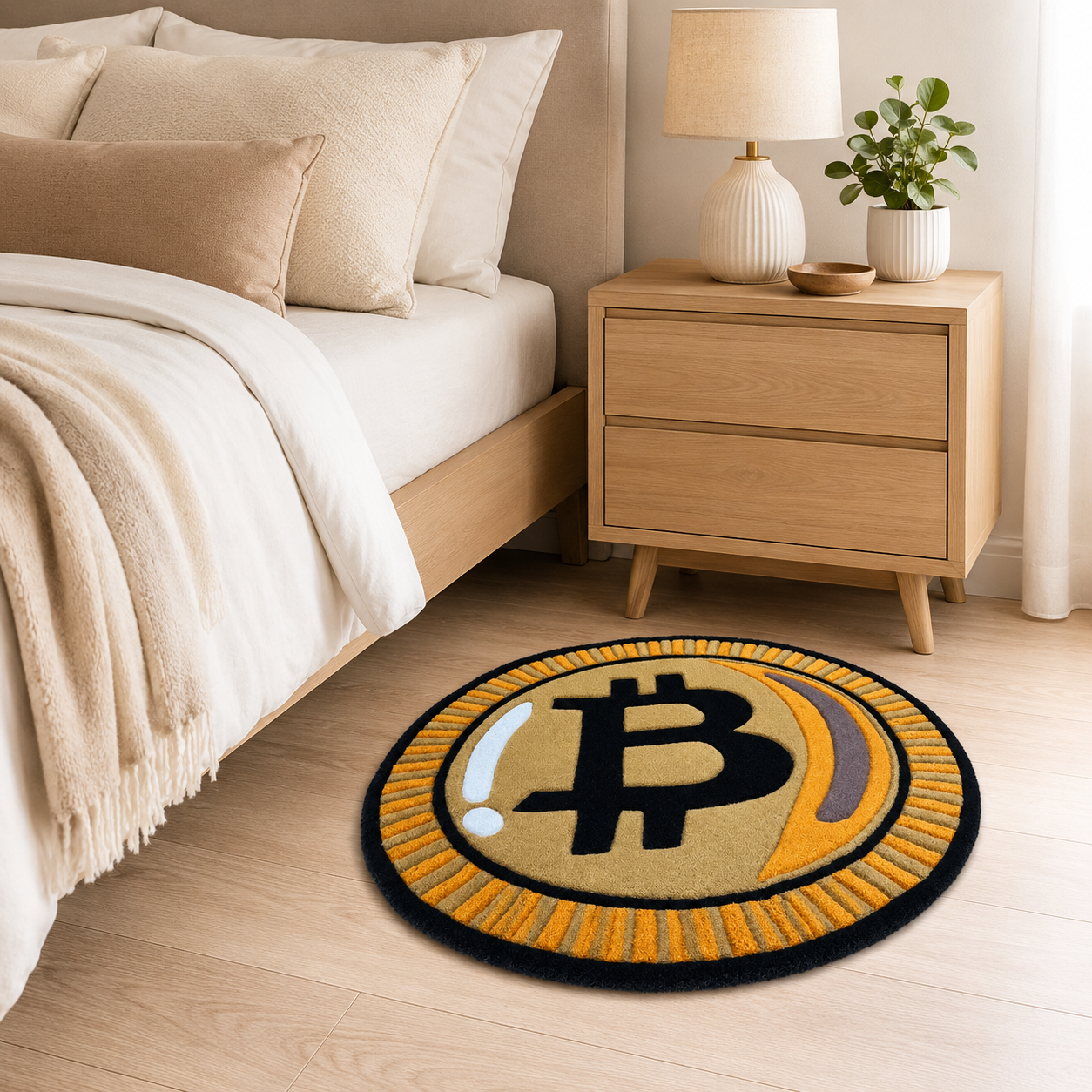 Bitcoin Floor And Wall Carpet