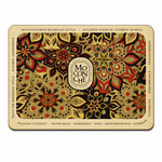 Kitchen Dish Drying Mat | Red Floral Mandala Print | 35x55 cm