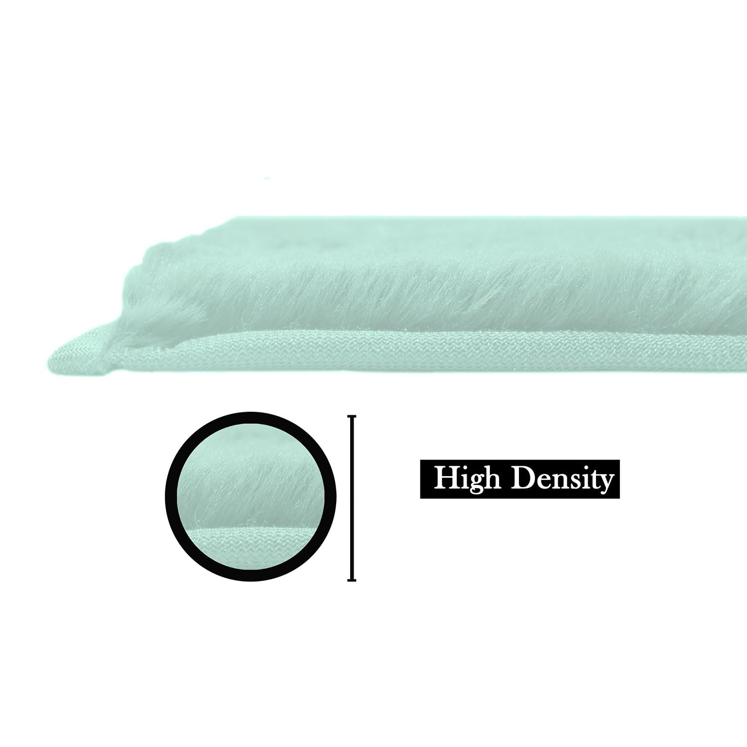 Rabbit Fur Soild Bath (Lime, 40x60 cm)