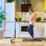 PVC Door Mats Anti Fatigue Non Slip (Anthra, 44x71 cm)