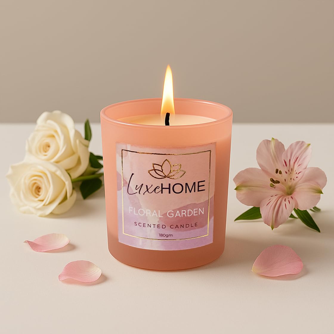 Scented Candles Set of 1 Fuscia