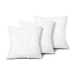 Rebbit Cushion Filler Pack of 3(White,16 x 16 inch )