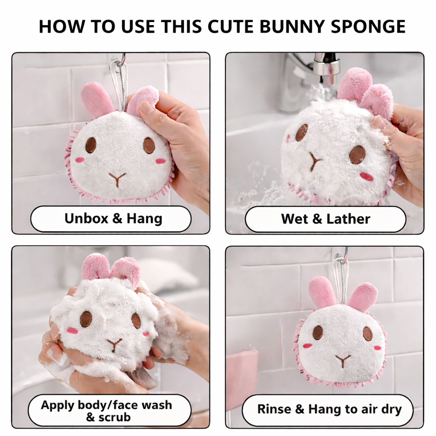 Bath Sponge For Kids And Adult  ( 13x14cm )