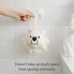 Bath Sponge For Kids And Adult (Cream 10x12cm )