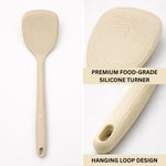 Silicone Spatula For High Heat Cooking And Baking ( 9x31.5cm, Cream)