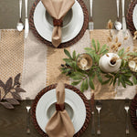 Table Runner with Tassels - Cotton 13.5 x 77 Inch, Rustica