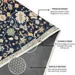 Riyasat Printed Carpet For Home And Office ( 5x7 ft, Midnight Floor )