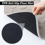 Moscow Stone Microfiber Bath Mat (38x58cm Taupe)