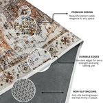 Riyasat Printed Carpet For Home And Office ( 5x7 ft, Rustic heritage )
