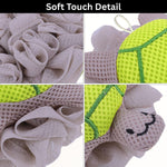 Bath Sponge For Kids And Adult ( Green ,15x17cm )