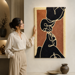 Man Tufted Wool Rug For Floor And Wall Rug