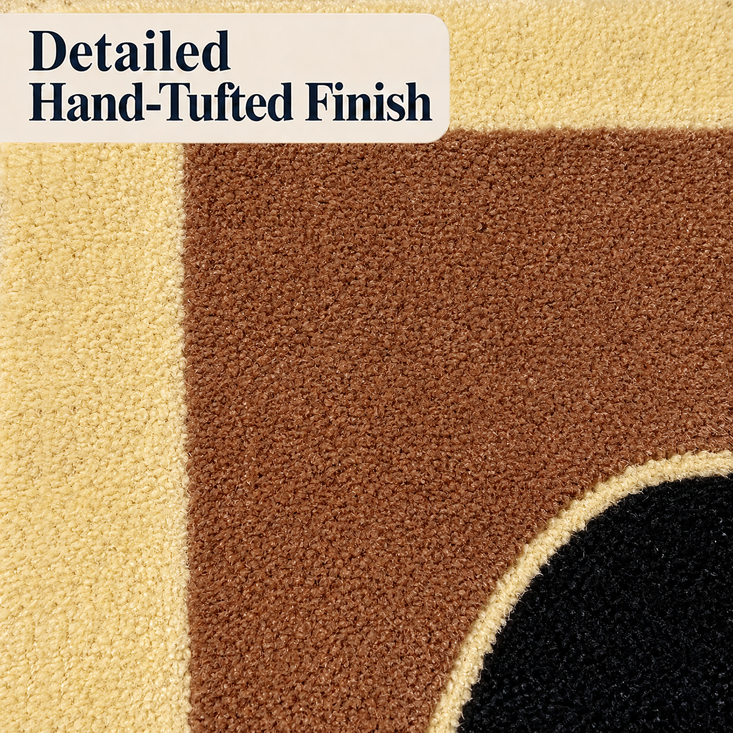 Man Tufted Wool Rug For Floor And Wall Rug
