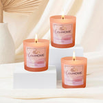 Scented Candles Set of 3 Fuscia