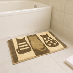 Macau Cat Bath Mat (40x60 cm,Chocolate)