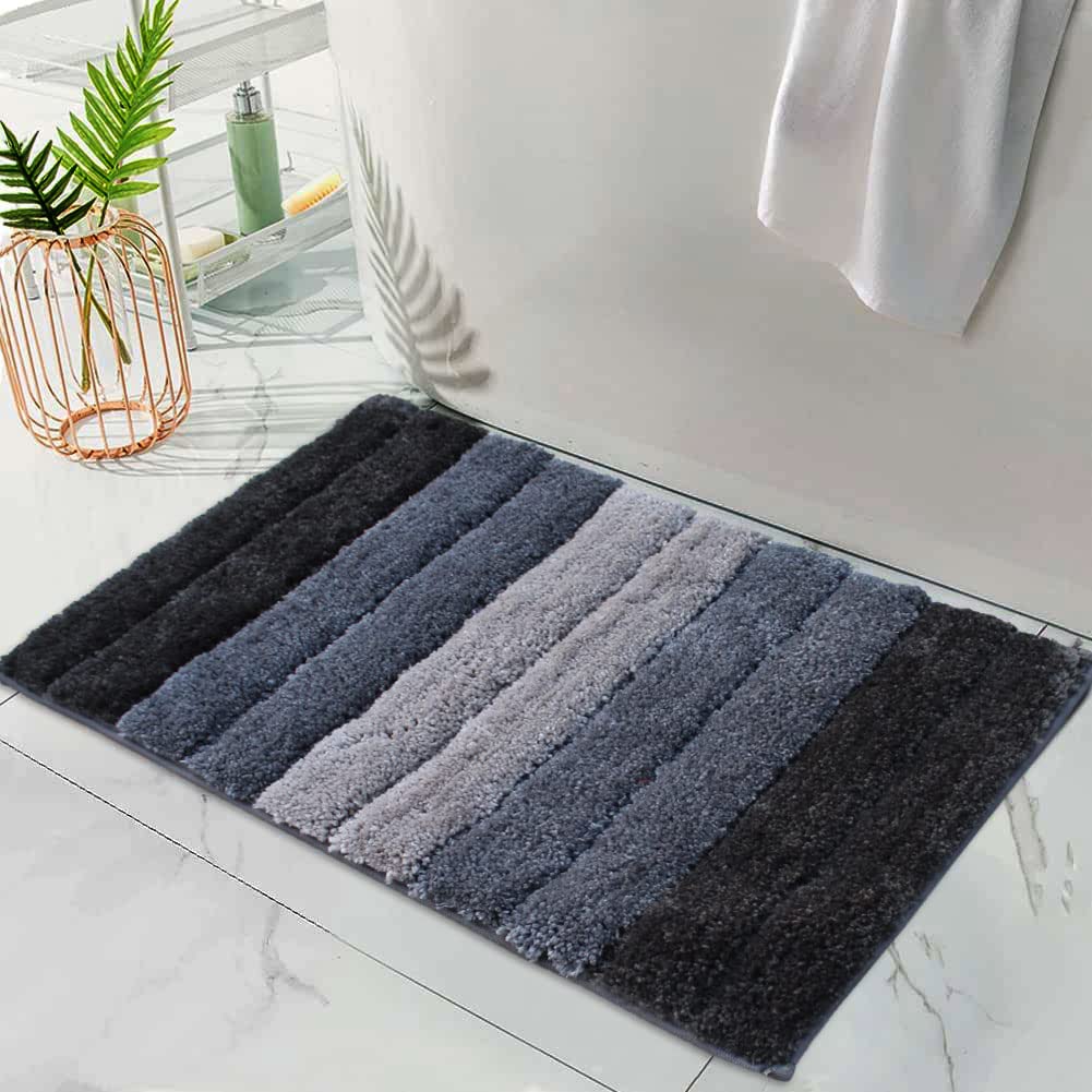 Luxury Bath Mat for Bathroom (40X60 Cm ,Shadow)