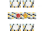 Placemat with Runner/Utensil Mat for Home Set of 4 Piece (Drop_30x45Cm + 1x4 Feet)