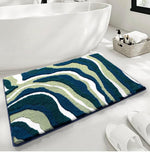 Canada Bath Mat Multi Waves (40x60 cm, Green)