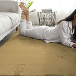 Rabbit Fur Super Soft Carpet (Anti-Gold, 4x6 Feet)
