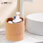 Jute Baskets for Storage (6"x6"_3 Pc, Mix)