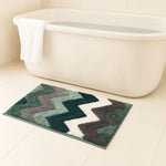 Macau Stripe Bath Mat (40x60 cm,Green)