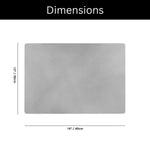 Dining Table Place Mat Set of 2(30x40 CM Grey)