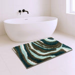 Canada Bath Mat Multi Waves (40x60 cm, Aqua)