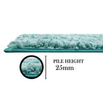 Hawaii Bath Mat Anti Skid (Aqua, 60cm x 90cm)