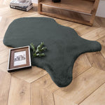 Rabbit Shape Carpet Grey 135 X 90 cm