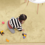 Rabbit Fur Super Soft Carpet (Gold, 4x6 Feet)