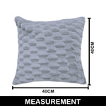 Cushion Cover Super Soft 16(Inch x 16 Inch Silver)