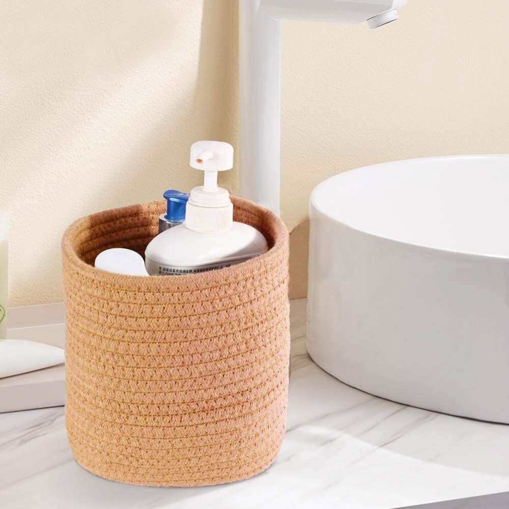 Jute Baskets for Storage (Netural Color  6"x6")