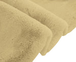 Rabbit Fur Super Soft Carpet (Gold, 4x6 Feet)