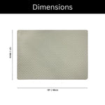 Dining Table Placemat Set of 2 (30x45 CMGrey )