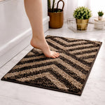 Kyoto Maze Bath Mat Bathroom (40x60 cm, Taupe)