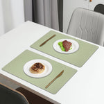 Dining Table Placemat Set of 2 (30x45 CM Green )