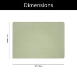 Dining Table Placemat Set of 4 (30x45 CM Green)