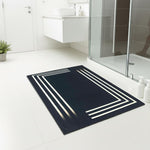 Rubber Doormat Anti Slip (Stripe Design ,35x58 cm)