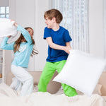 Rebbit Cushion Filler Pack of 5(White,16 x 16 inch )