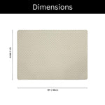 Dining Table Placemat Set of 2 (30x45 CM Cream )