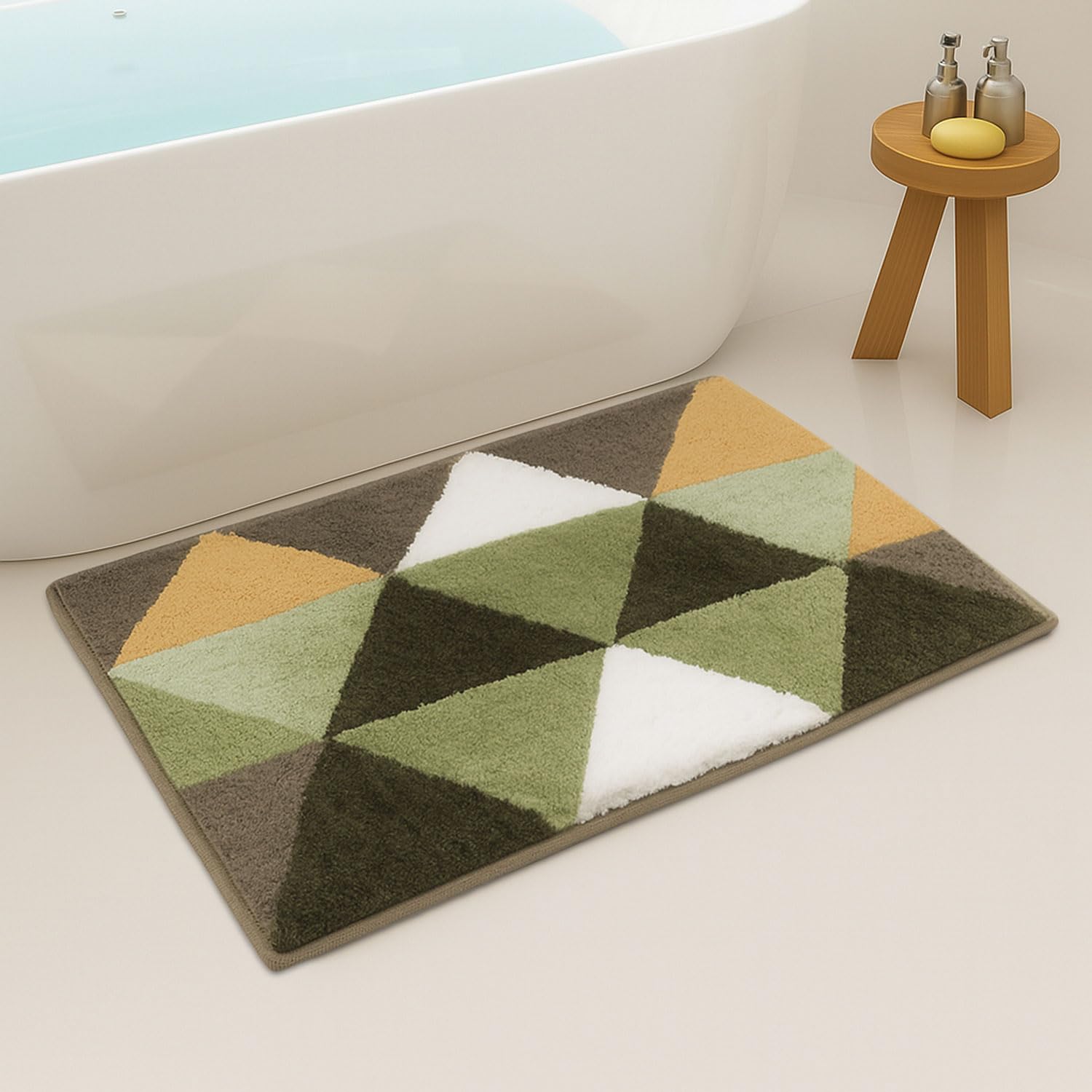 Canada Bath Mat Triangle (40x60 cm, Green)