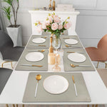 Placemat for Dining Table Set of 6(30x45 CM Grey)