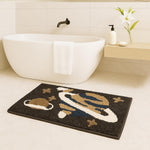 Macau Planet Bath Mat (40x60 cm,Coffee)