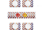 Placemat with Runner/Utensil Mat for Home Set of 4 Piece (Zig-zag 30x45Cm + 1x4 Feet)