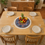 Royal Medallion Dining Table Mats ( 36x36cm, Multicolor, Set Of 2 )