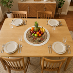 Persian Patchwork Dining Table Mats ( 36x36cm, Multicolor, Set Of 2 )