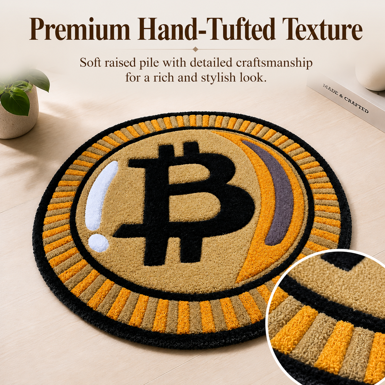 Bitcoin Floor And Wall Carpet