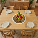 Sapphire Medallion Dining Table Mats ( 36x36cm, Multicolor, Set Of 2 )