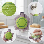 Bath Sponge For Kids And Adult ( Green ,15x17cm )