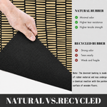 Rubber Door Mat Linear Textured ( 45x75 cm Golden )